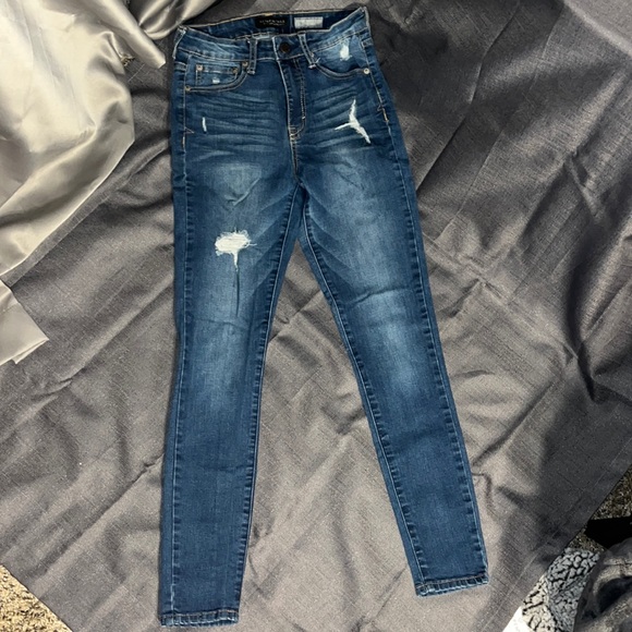 Aeropostale - High Rise Ripped Jeggings - size 2 - Picture 1 of 5
